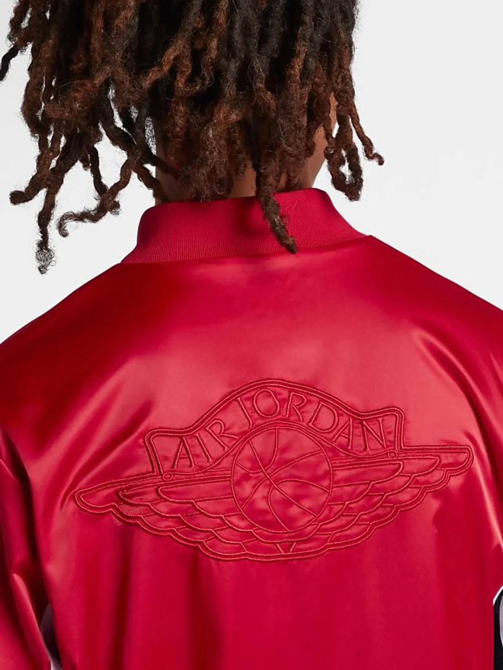 Air Jordan Satin Bomber Jacket Size XL